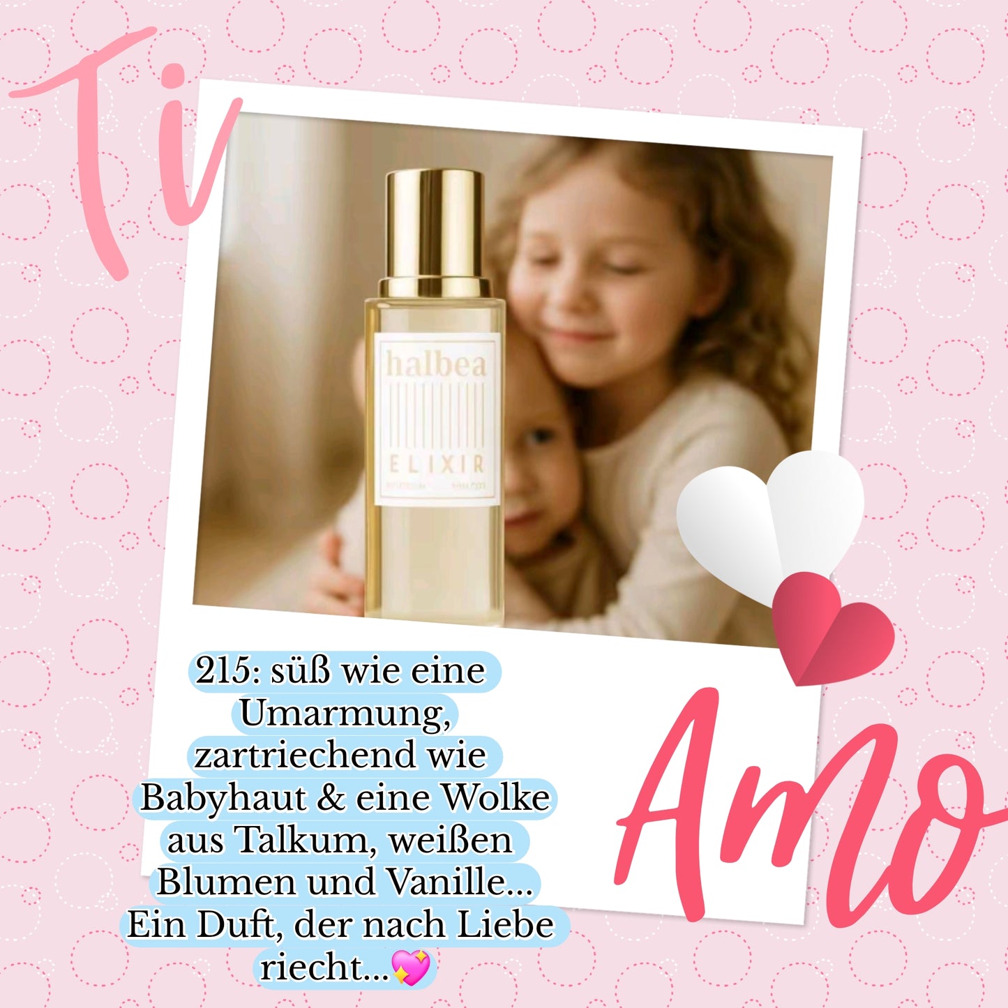 Ti Amo Baby - Zart Pudrig Vanille - Halbea 215 - Unisex Elixir - Sorgenta Duft