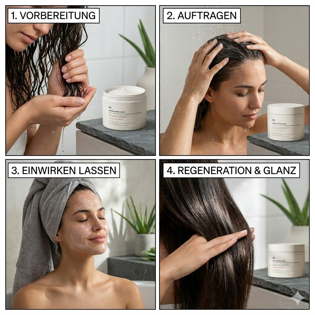 Halbea Anti Loss - Anti-Haarausfall-Haarmaske mit Keratin und Hyaluronsäure