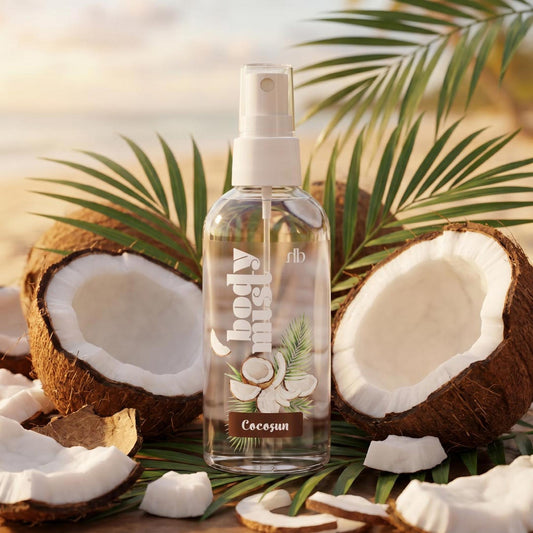 Coconut- Halbea Bodyspray Körperspray - Cremige Kokosnuss Duft 150ml