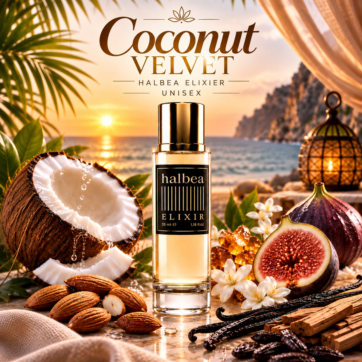 Coconut Velvet - Halbea 23 - Luxus Unisex Elixir - Creamy Sensual Unvergesslich
