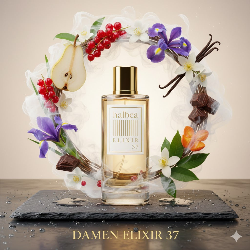 Gentle Bliss - Halbea 37 - Luxus Damen Elixir mit Praline Birne Orange
