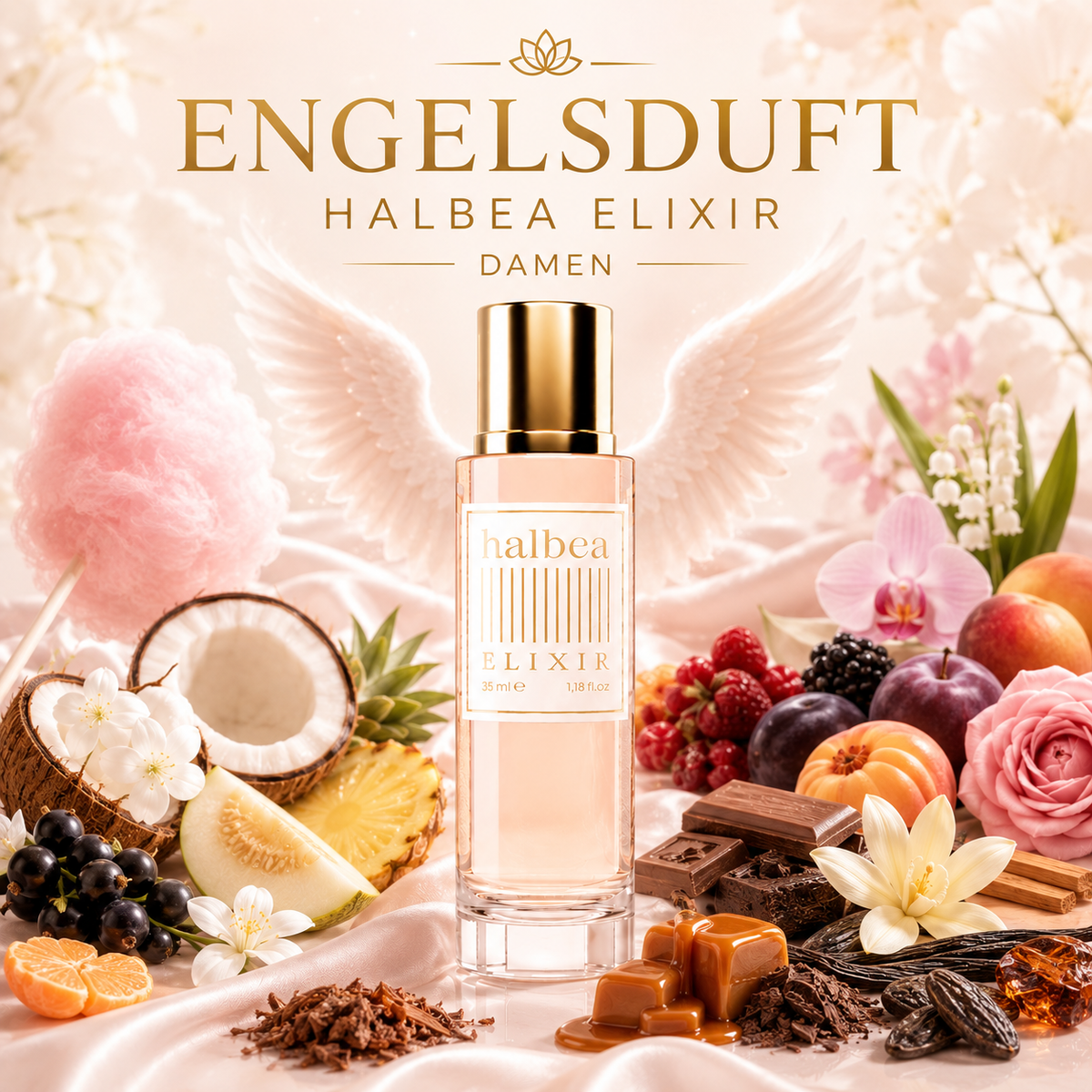 Engelsduft - Halbea 6 - Luxus Damen Elixir - Süß und Sinnlich
