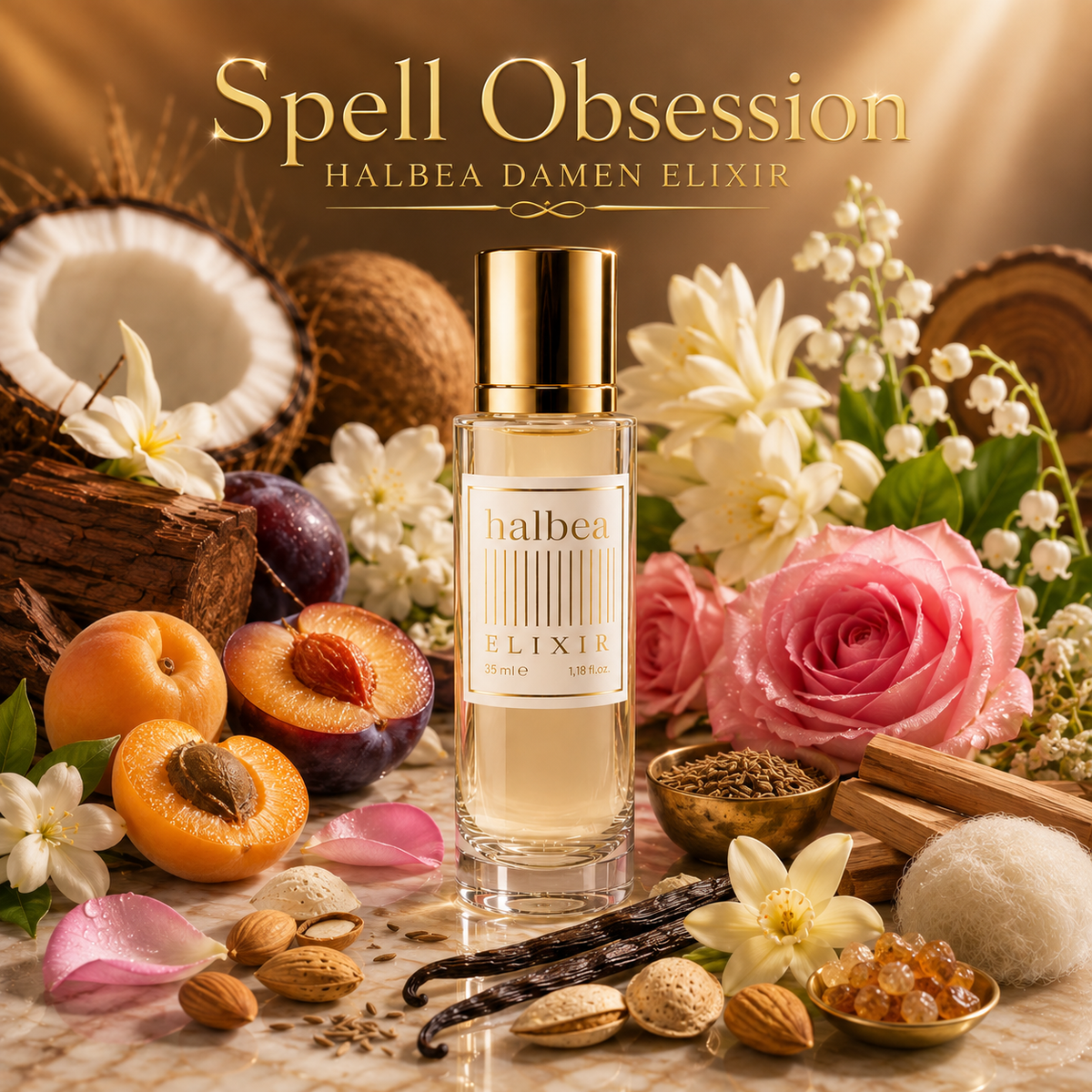 Spell Obsession - Halbea 13 - Luxus Damen Elixir Duft - Orientalisch Exotic Gourmand
