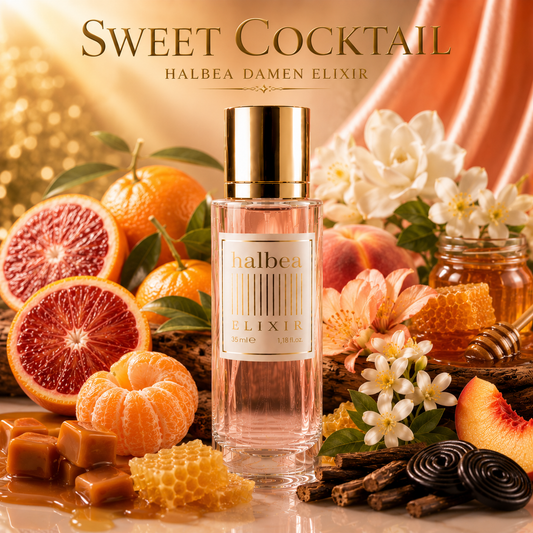Sweet Cocktail - Halbea 191 - Luxus Damen Elixir mit Honig Karamell Orange Pfirsich - süss fruchtig
