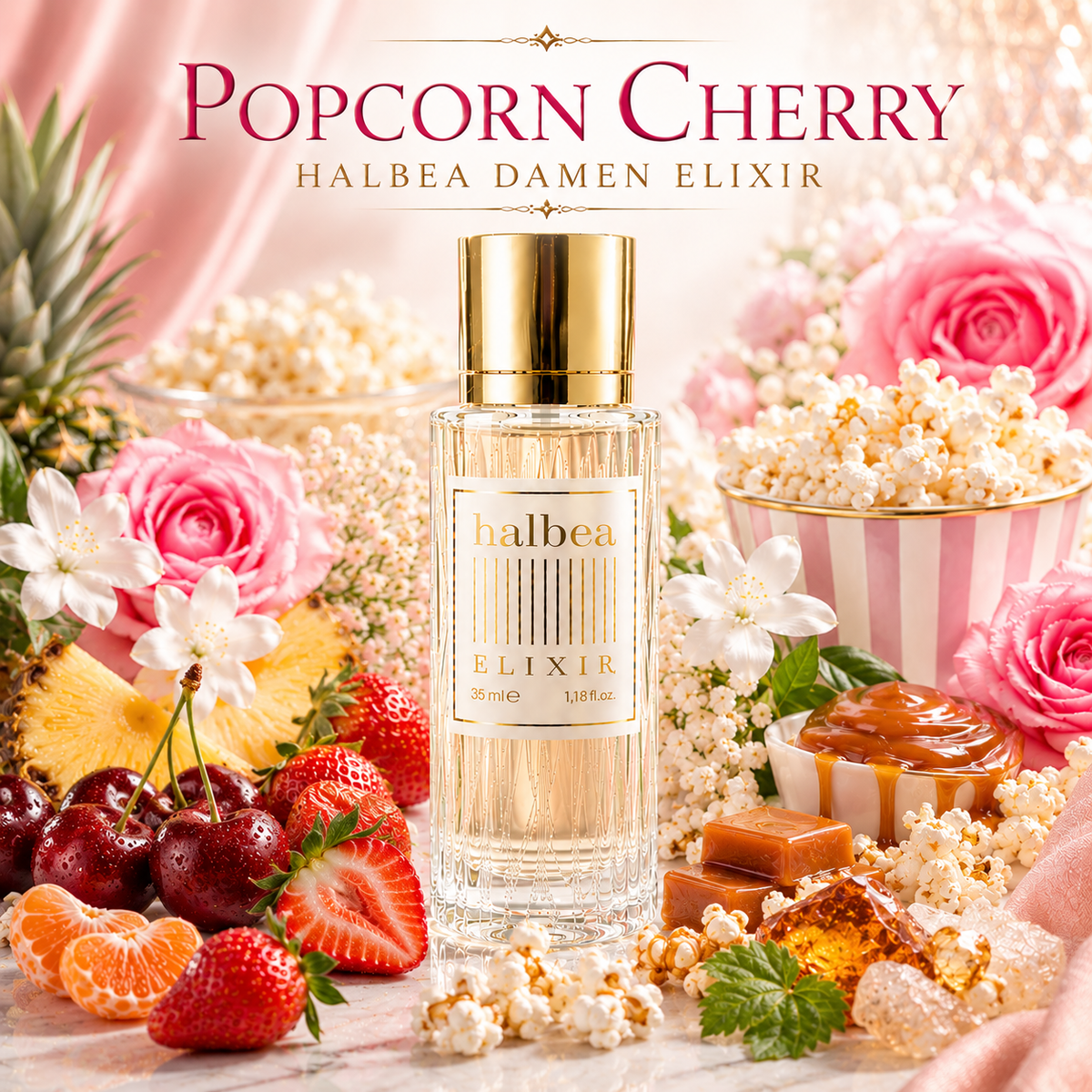 Popcorn Cherry - Halbea 194 Damen Luxus Elixir -  Gourmand Verführerisch-Süss