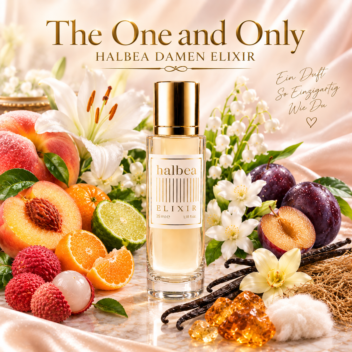 The One and Only - Halbea 218 - Luxus Damen Elixir - Fruchtig unwiderstehlich elegant