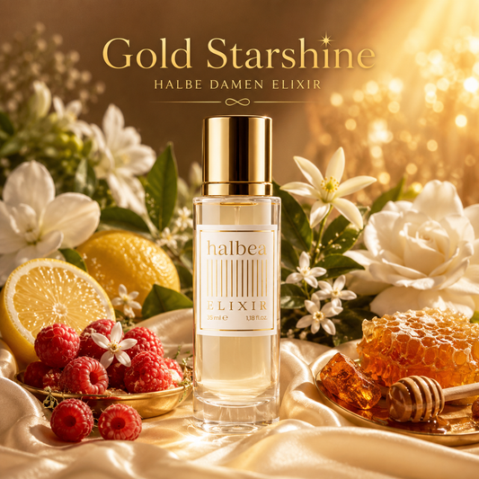 Gold Starshine - Halba 30 - Luxus Damen Elixir mit Himbeere Jasmin Weißer Honig