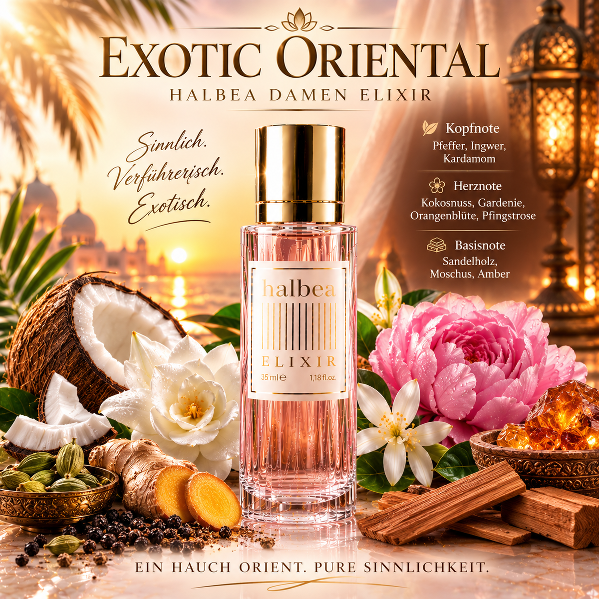 Exotic Oriental - Halbea 186 - Damen Elixir - Orientalisch Floral