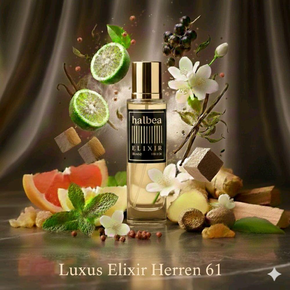 Halbea 61 - Herren Luxus Elixir - Holzig Würzig - Maskulin Statement Signature-Duft
