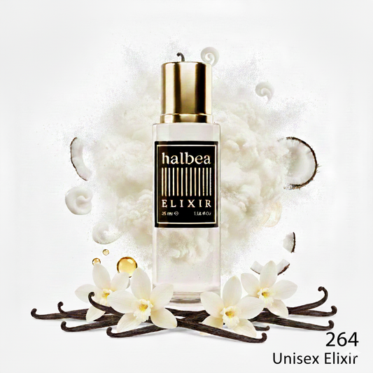 Silent Breath - Halbea 264 - Pudrige Vanille + Kokos - Luxus Unisex Elixir Duft