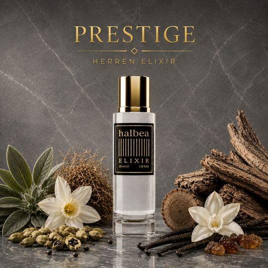 Prestige -  Halbea 18 - Luxus Herren Elixir - Charakterstark Holzig-Aromatisch