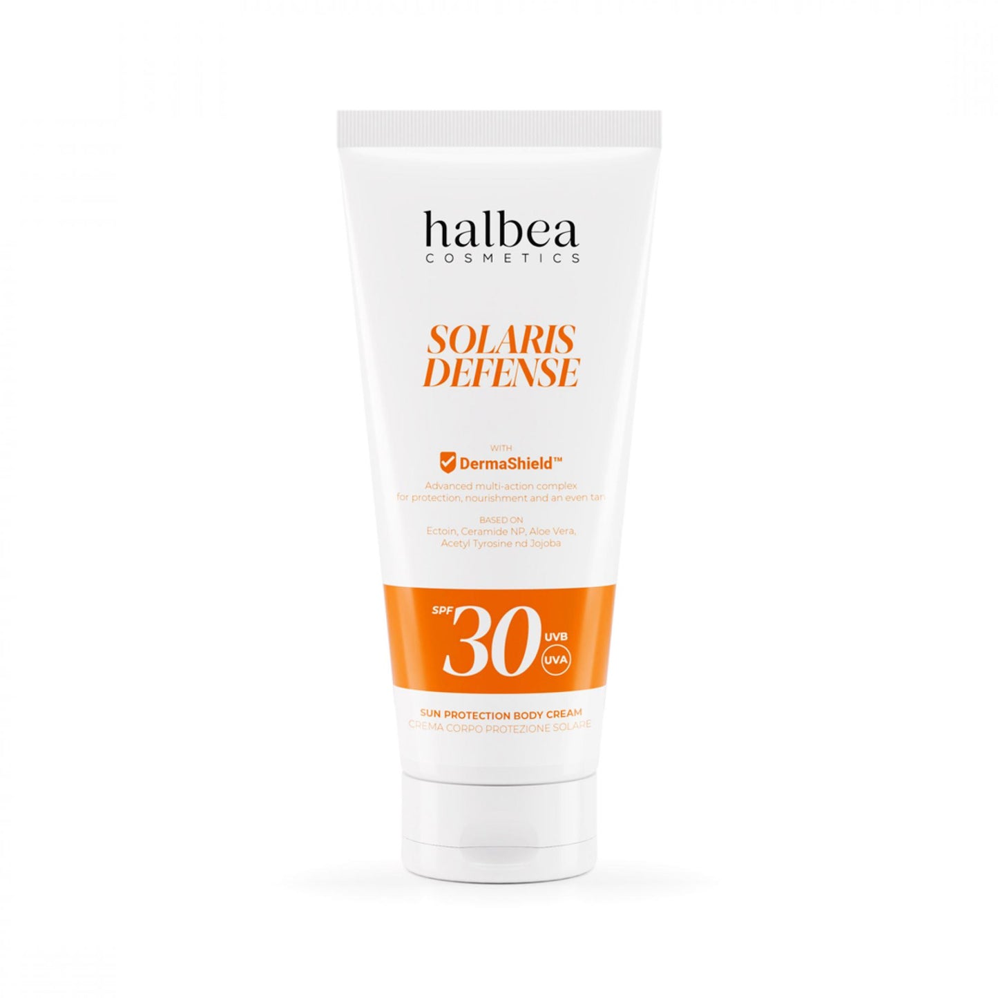 Halbea - Solaris Defense mit Derma-Shild Körpercreme Sonnenschutz SPF30 - 150ml