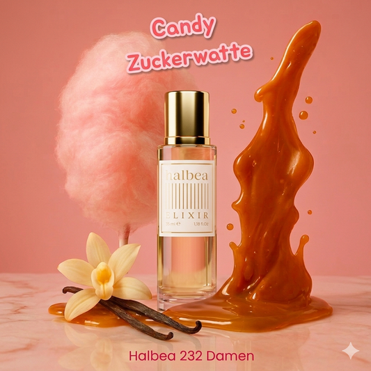 Candy - Zuckerwatte Karamell Vanille 🍭 Elva 232 - Halbea Luxus Damen Elixir Duft