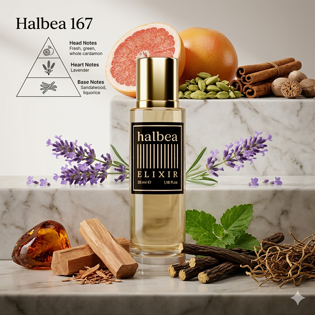 Halbea 167 - Herren Luxus Elixir - Maskulin & Intensiv - würzig orientalisch