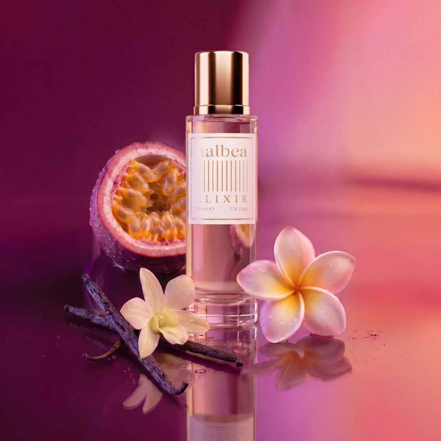 Passion Flame - Halbea 26 - Damen Luxus Elixir - Maracuja Eis Fruchtig mit Sonnennoten