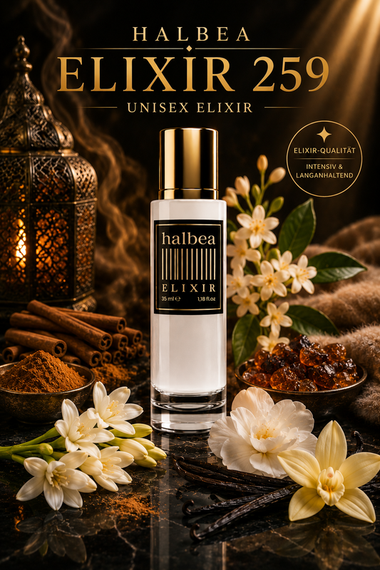 Secret Oud - Halbea 259 - Luxus Unisex Elixir Duft mit Zimt Tuberose Vanille