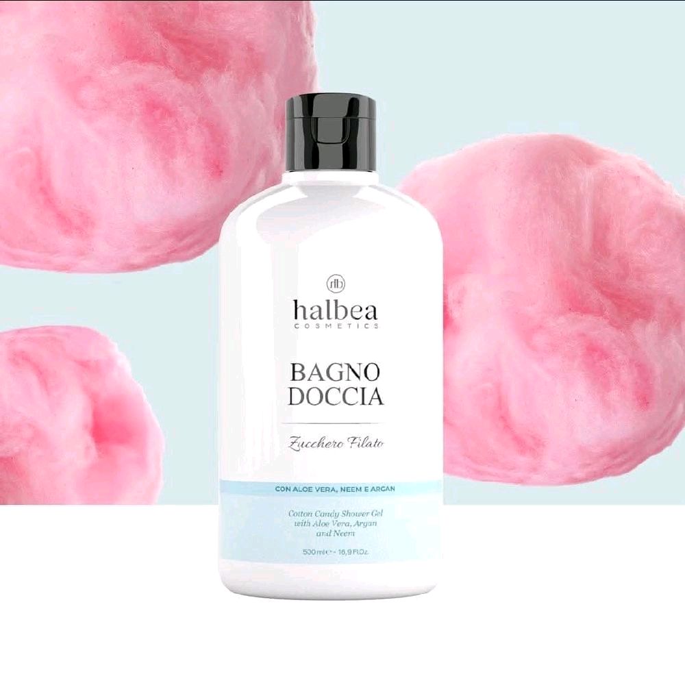 Halbea Duft + Pflege Badeschaum Duschgel - genieße die zarte Haut nach dem Baden - Arganöl Neem - 500ml Spa Erlebnis
