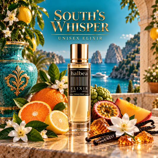 South's Whisper - Halbea 247 - Luxus Unisex Elixir Duft - Sizilianische Frische
