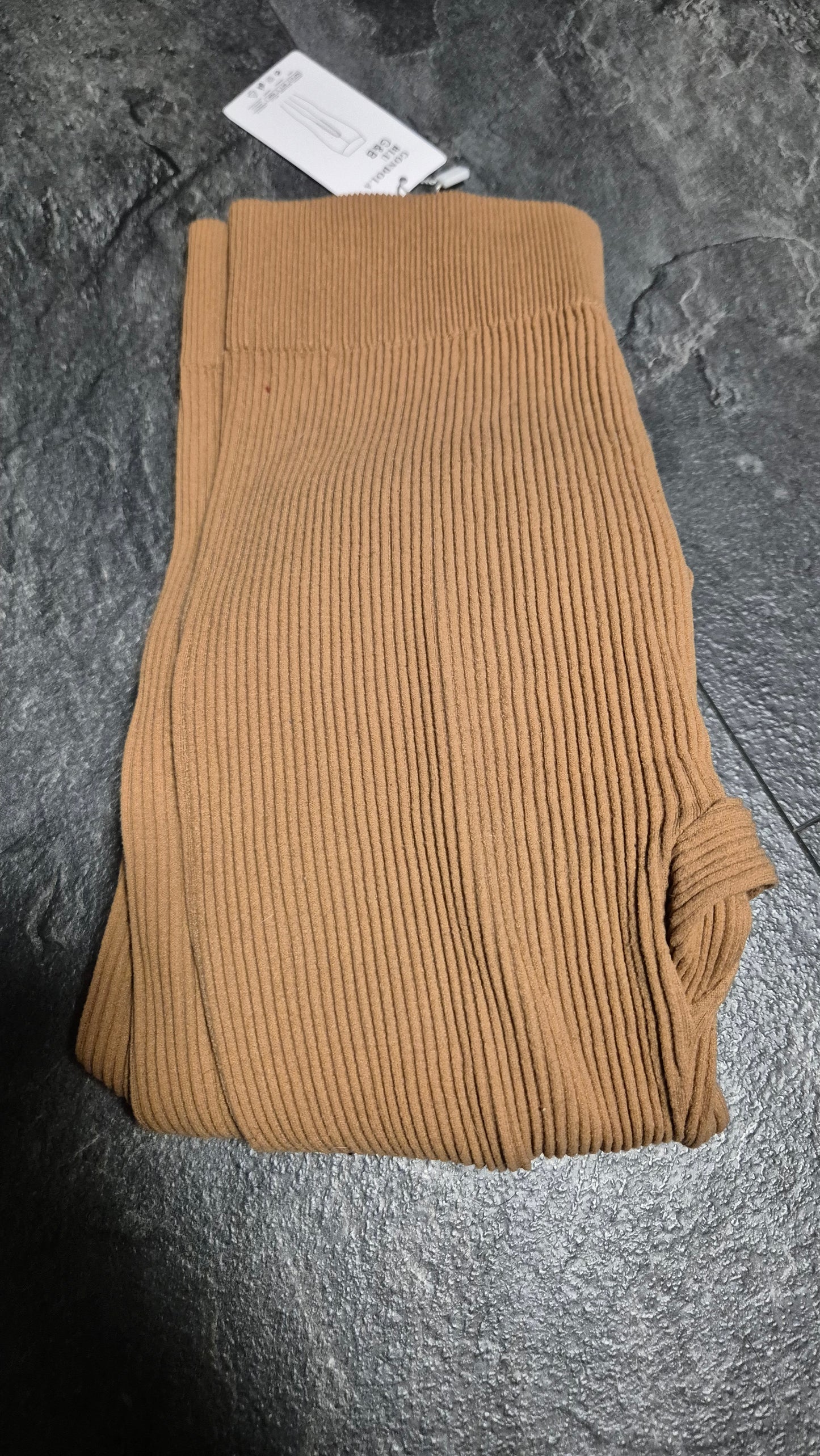 Stylische Rippoptik Leggings Shape in 5 Farben S/M