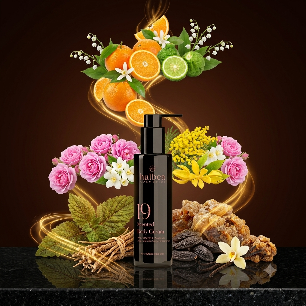 Halbea Bodylotion - Körpercreme Pflegend + Duftend nach Lieblingsduft 19 - 150ml