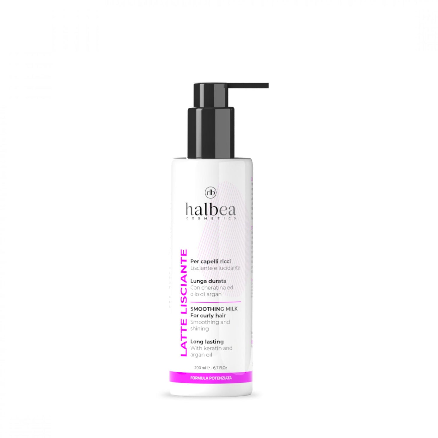 Ciao Locken - Glättende und glanzverleihende Haarmilch mit Keratin und Arganöl – 200 ml