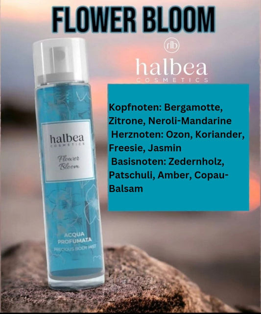 Halbea - Körperspray Duft Layering Body Mist Duftwasser Flower Bloom 100ml