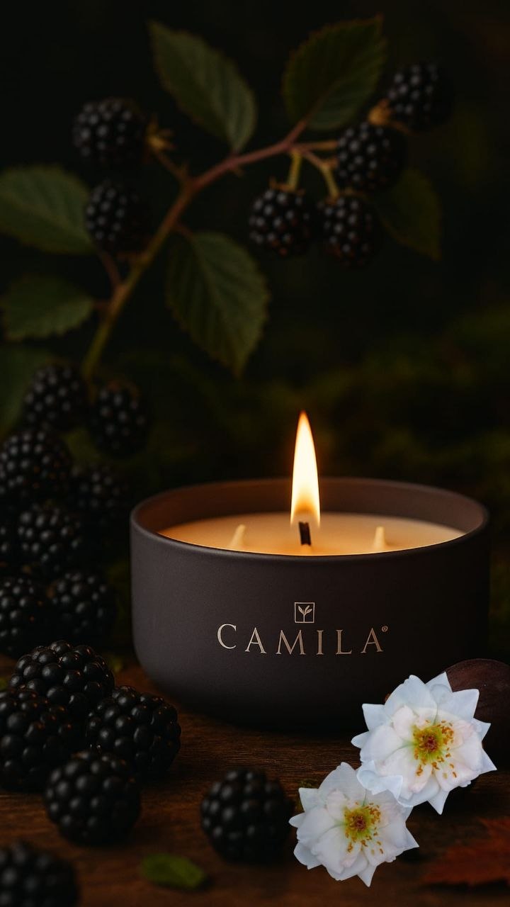 Camila - Edle 3-Docht Duftkerzen 170g Home Accessoires für gemütliche Abende