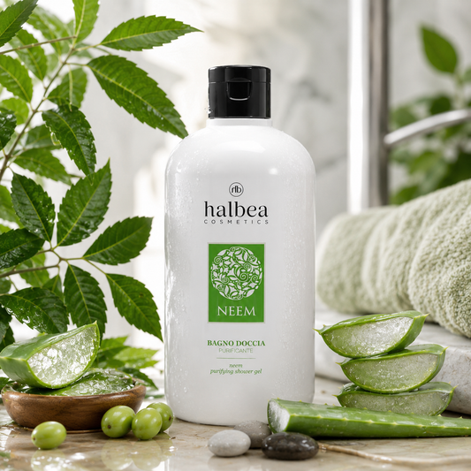 Halbea Neem Duschgel – Reinigung & Feuchtigkeit für trockene Haut 500ml