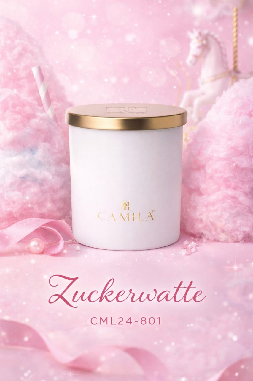 Camila - Duftkerze im Glasgefäß 140g - viele duftende Sorten für jeden Geschmack