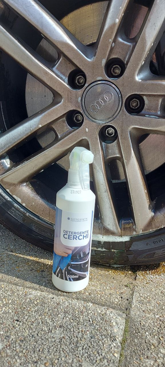 Sorgenta Professional Car Line - Cerchi Felgenreiniger – 500 ml effektiver Reiniger für Felgen & Radkappen