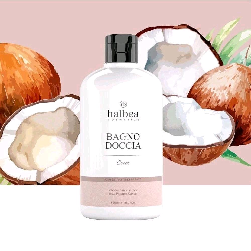Halbea Duft + Pflege Badeschaum Duschgel - genieße die zarte Haut nach dem Baden - Arganöl Neem - 500ml Spa Erlebnis