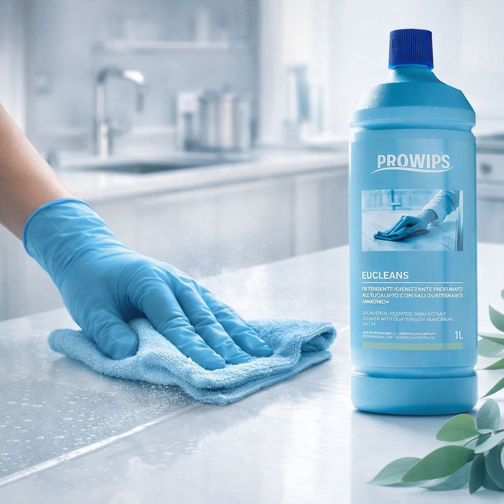 PROWIPS EUCLEANS - mit Eukalyptus Küchenreiniger 💎 Profi Desinfektionsmittel HCCAP hochkonzentriert
