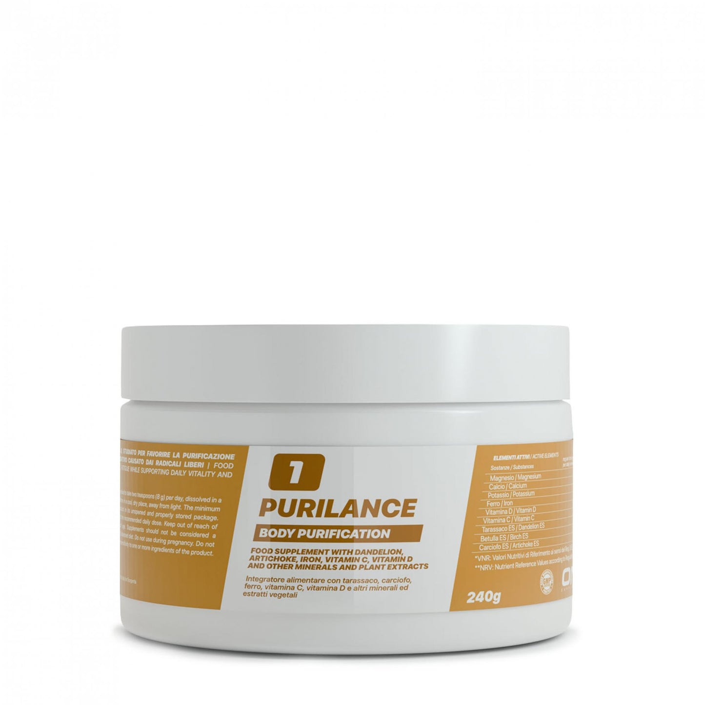 PURILANCE Detox Entgiftung Booster Artischocke, Löwenzahn, Birke + Vitamin C & D Energie