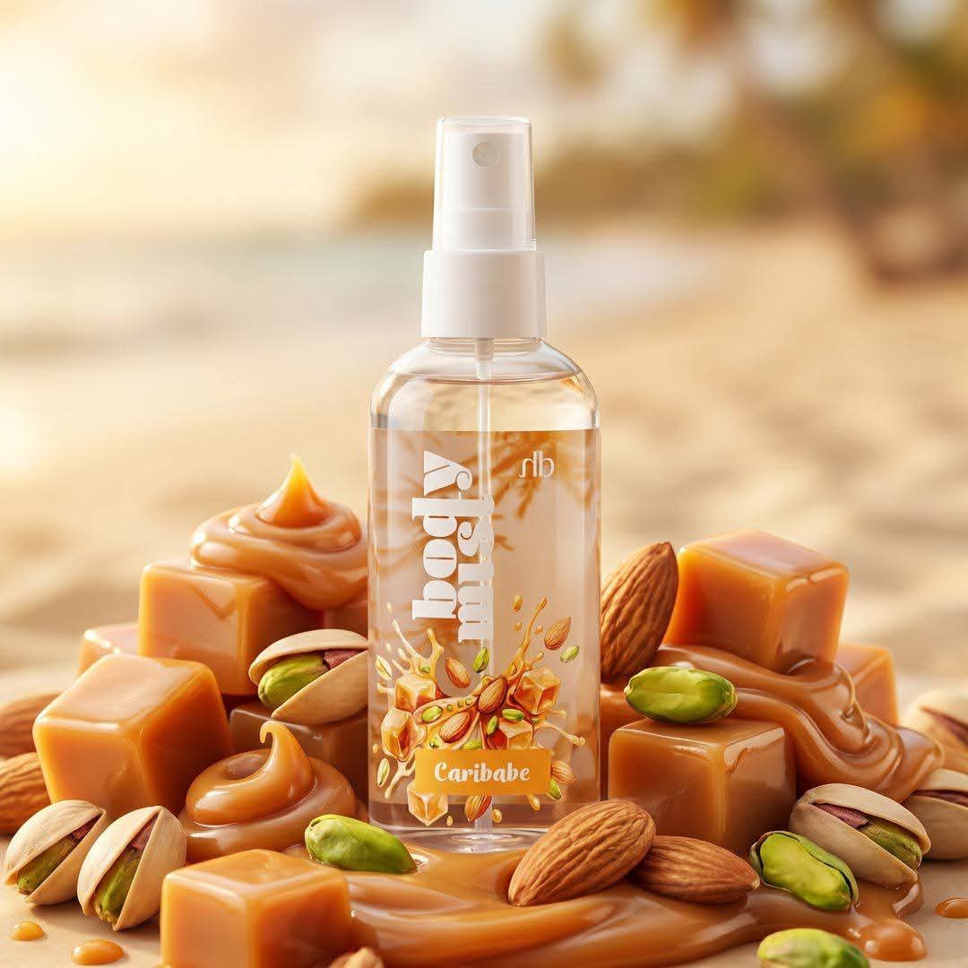 Caribabe - Halbea Bodyspray Körperspray - Vanille Karamell Duft 150ml