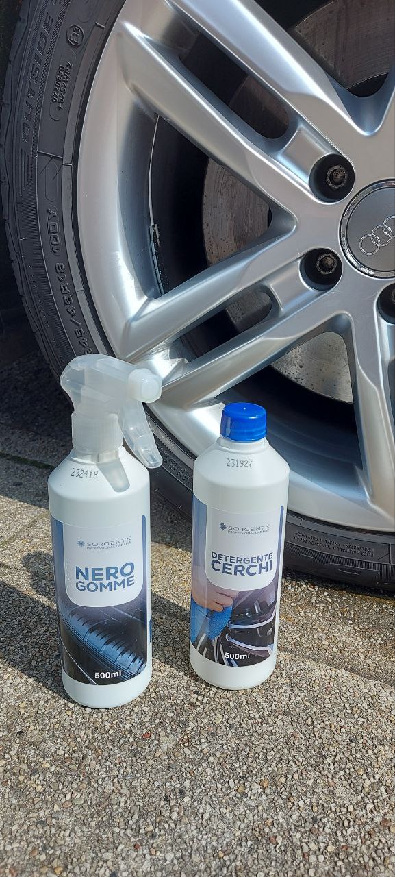 Sorgenta Professional Car Line - Cerchi Felgenreiniger – 500 ml effektiver Reiniger für Felgen & Radkappen