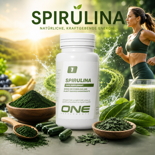 ONE Spirulina – Natürliche Kraft aus Spirulina - Premium Nahrungsergänzung mit wertvollen Mikronährstoffen