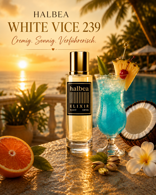 White Vice - Halbea 239 - Luxus Unisex Elixir - cremig verführerisch