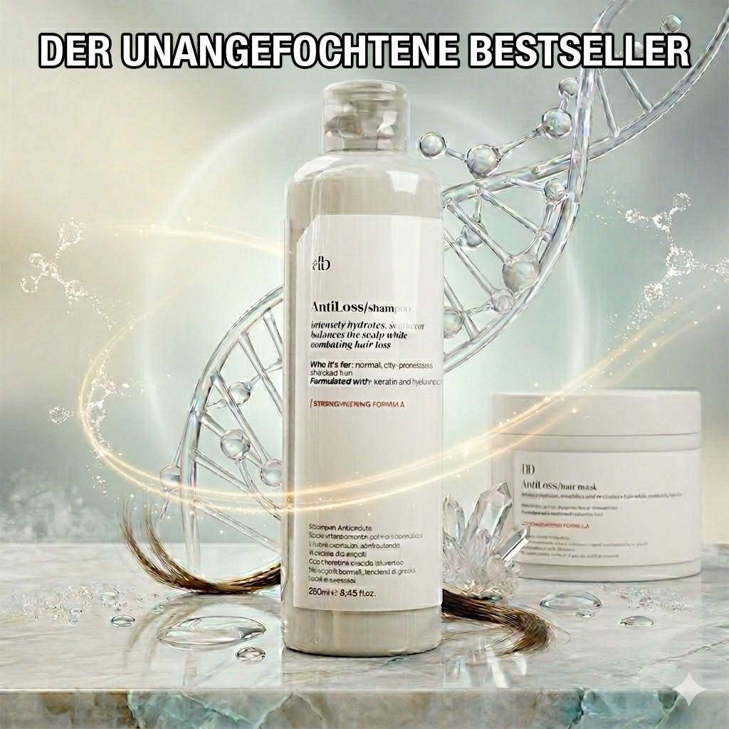 Halbea Anti Loss - Stärkendes Anti-Haarausfall-Shampoo mit Keratin und Hyaluronsäure – 250 ml