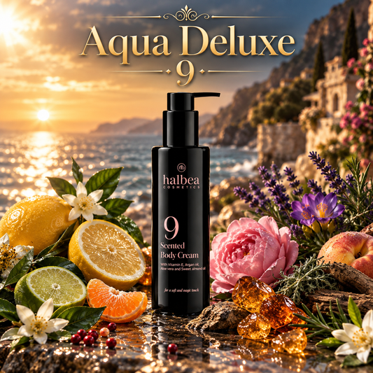 Halbea Bodylotion - Herrenduft Aqua Deluxe 9 - Körpercreme Pflegend + Duftend - 150ml