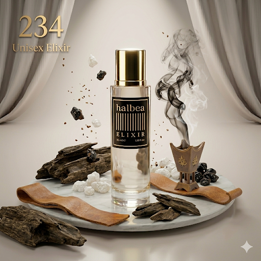 Halbea 234 - Unisex Luxus Elixir mit Weihrauch Leder Oudholz
