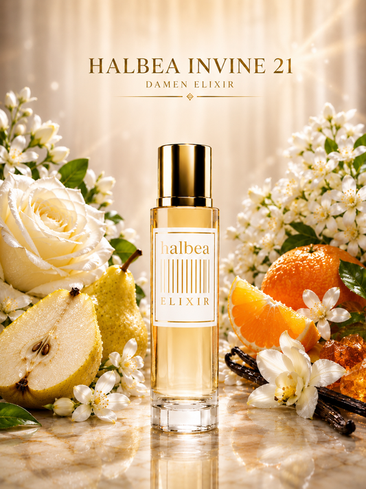 Invine - Halbea 21 - Fruchtige Eleganz - Luxus Damen Elixir Duft - innovative & paradoxe Sinnlichkeit