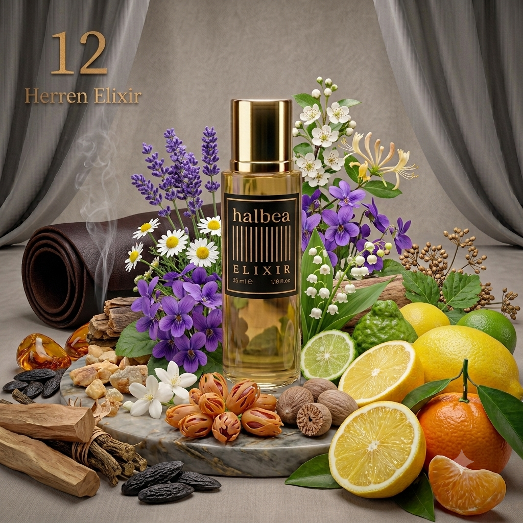 Erfahrenheit - Halbea 12 - Maskulin Luxus Herren Elixir - klassisch elegant aromatisch