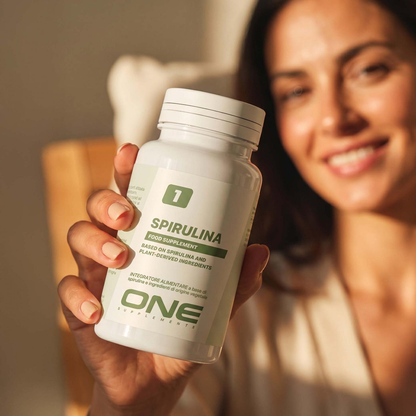ONE Spirulina – Natürliche Kraft aus Spirulina - Premium Nahrungsergänzung mit wertvollen Mikronährstoffen