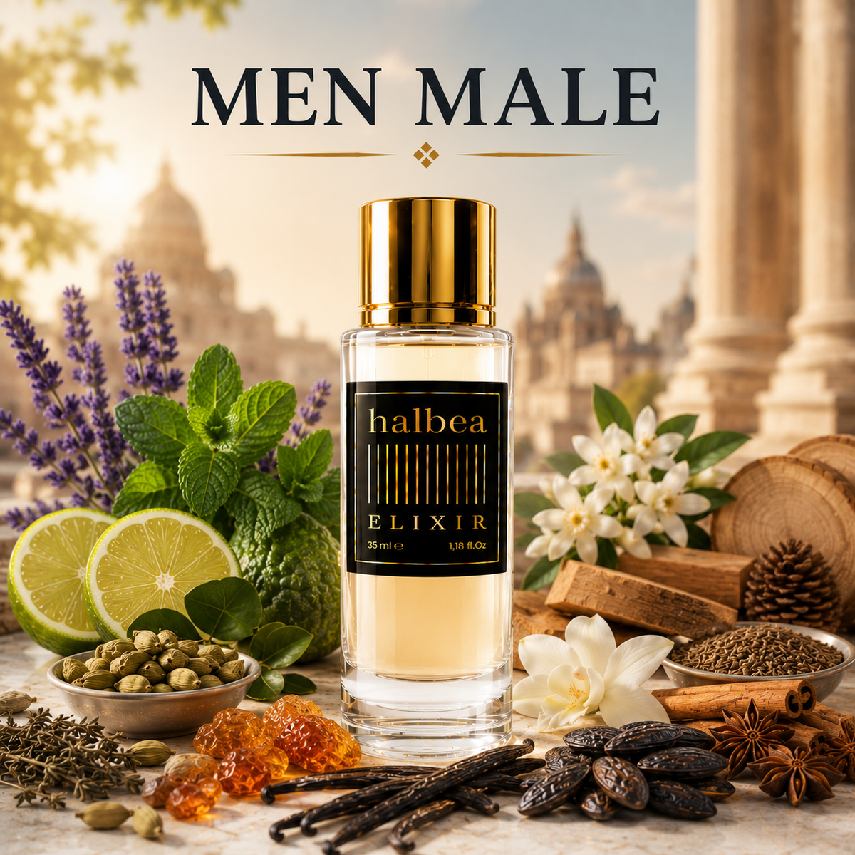 Men Male - Halbea 4 - Luxus Herren Elixir Duft - aromatisch-würzig-orientalisch