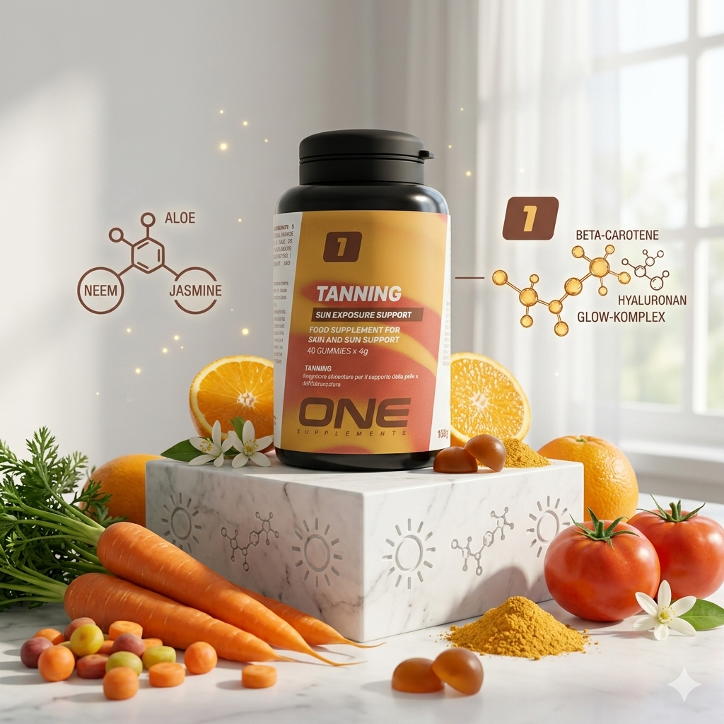 ONE Tanning Gummies - Beta Carotin - Bräunungs-Boost