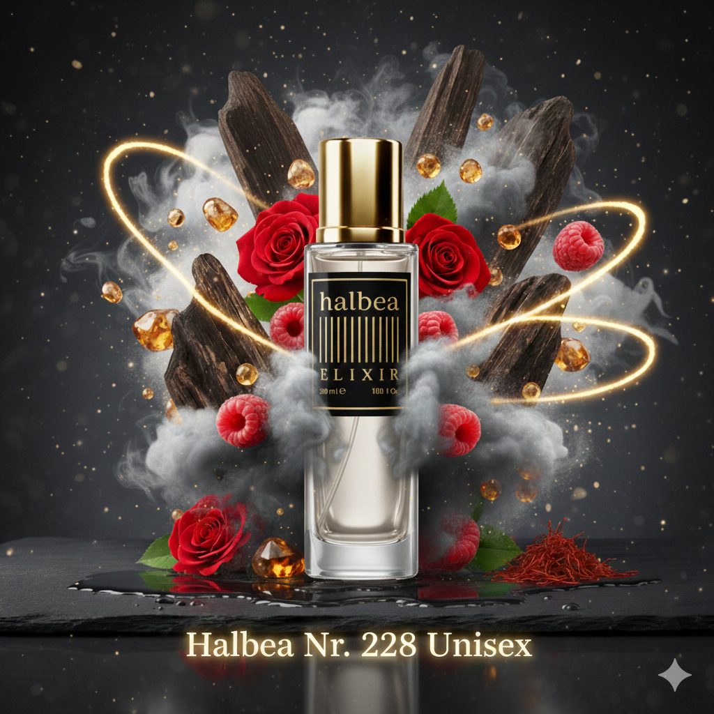 No500$ - Halbea 228 - Luxus Unisex Elixir - Signature-Duft mit Himbeere Rose Safran