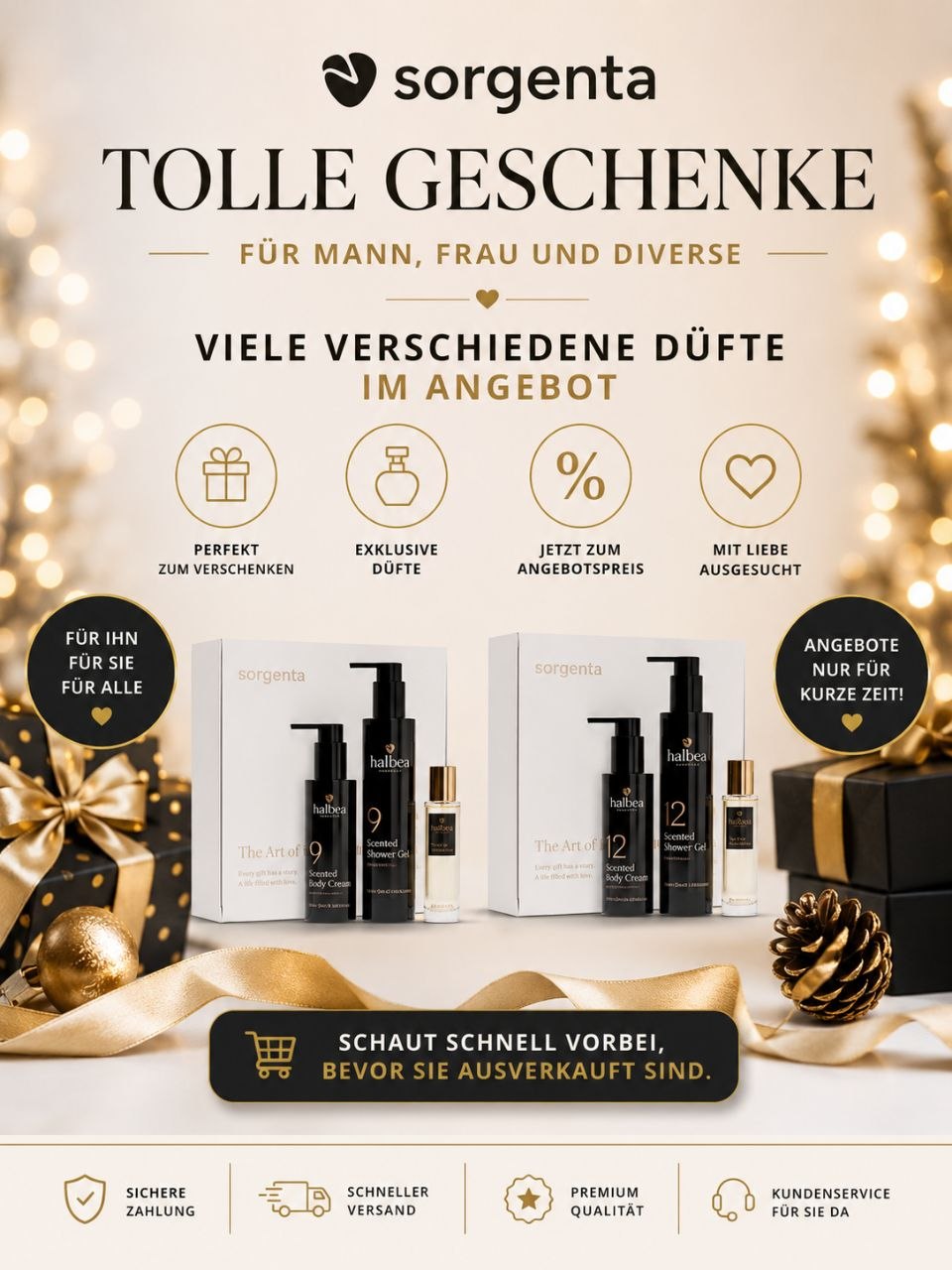 Geschenkbox Bundle - Bestseller Produkte von Lieblingsdüften