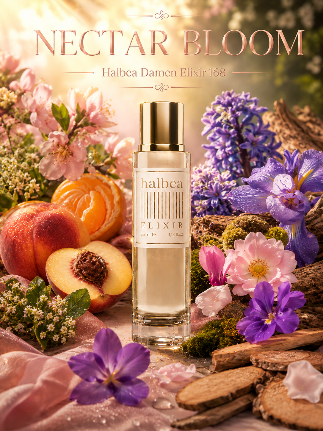 Nectar Bloom - Halbea 168 - Luxus Damen Elixir - fruchtig romantisch floral