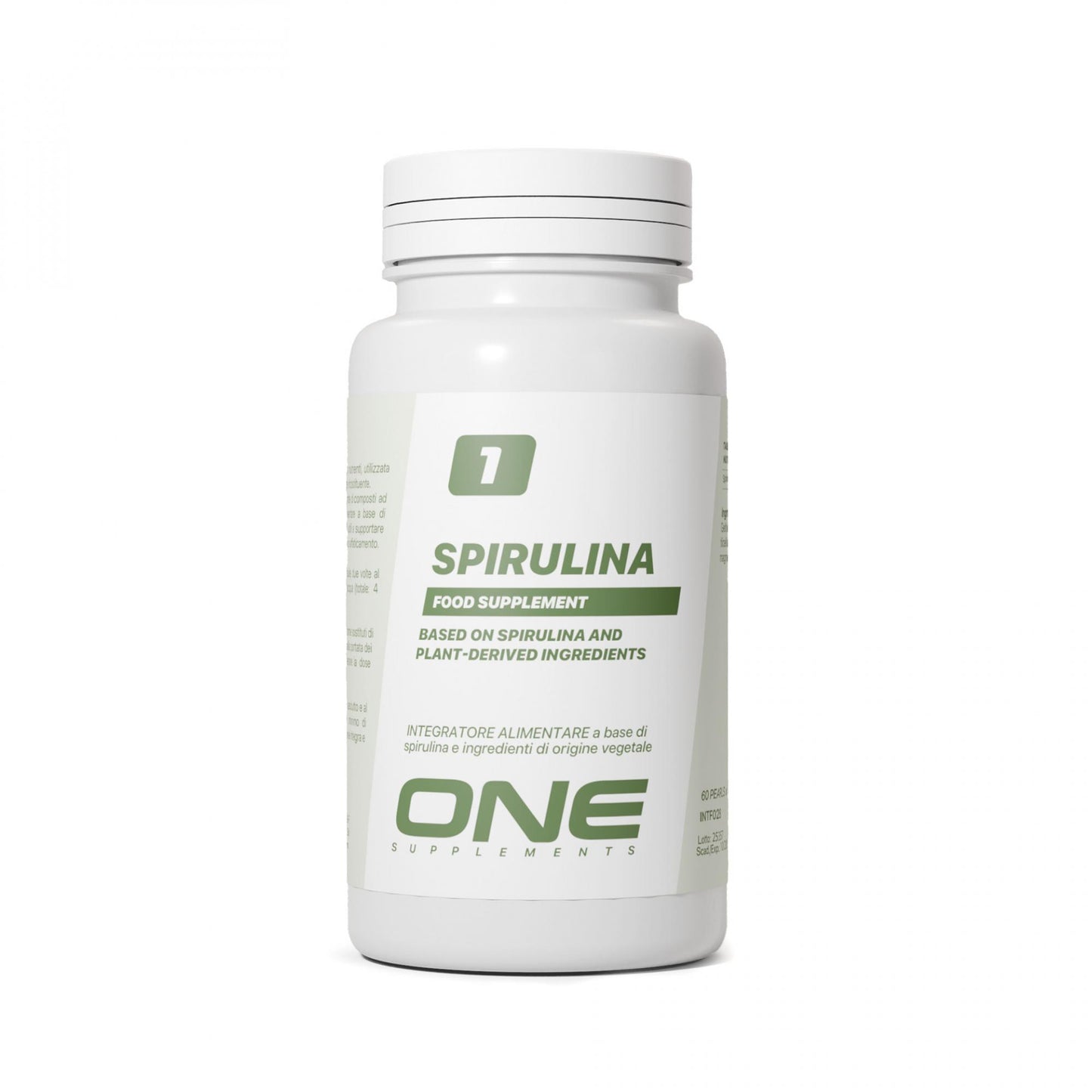ONE Spirulina – Natürliche Kraft aus Spirulina - Premium Nahrungsergänzung mit wertvollen Mikronährstoffen