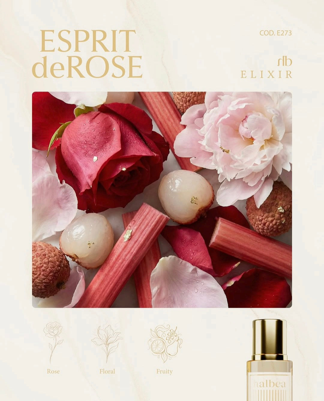 Esprit de Rose - Halbea 273 - Damen Elixir - Layering Duft Hype